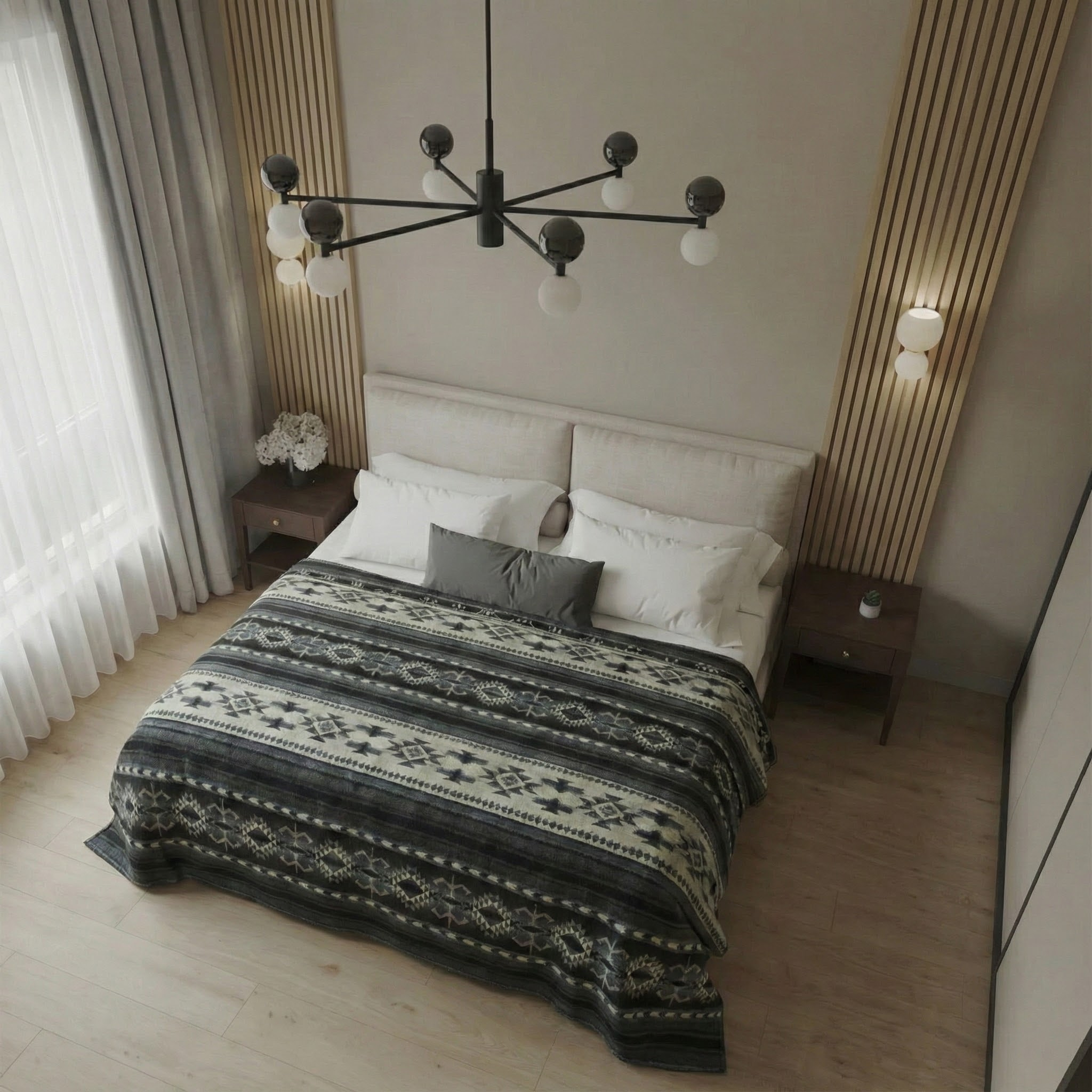 Taki Ash — XL Reversible Alpaca Wool Blanket