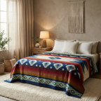 Chaska Night — XL Reversible Alpaca Wool Blanket