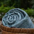 ECUATORIAL | ALPACA WOOL BLANKET | THROW SOFT & COZY | QUEEN 94X71 | ICE GRAY