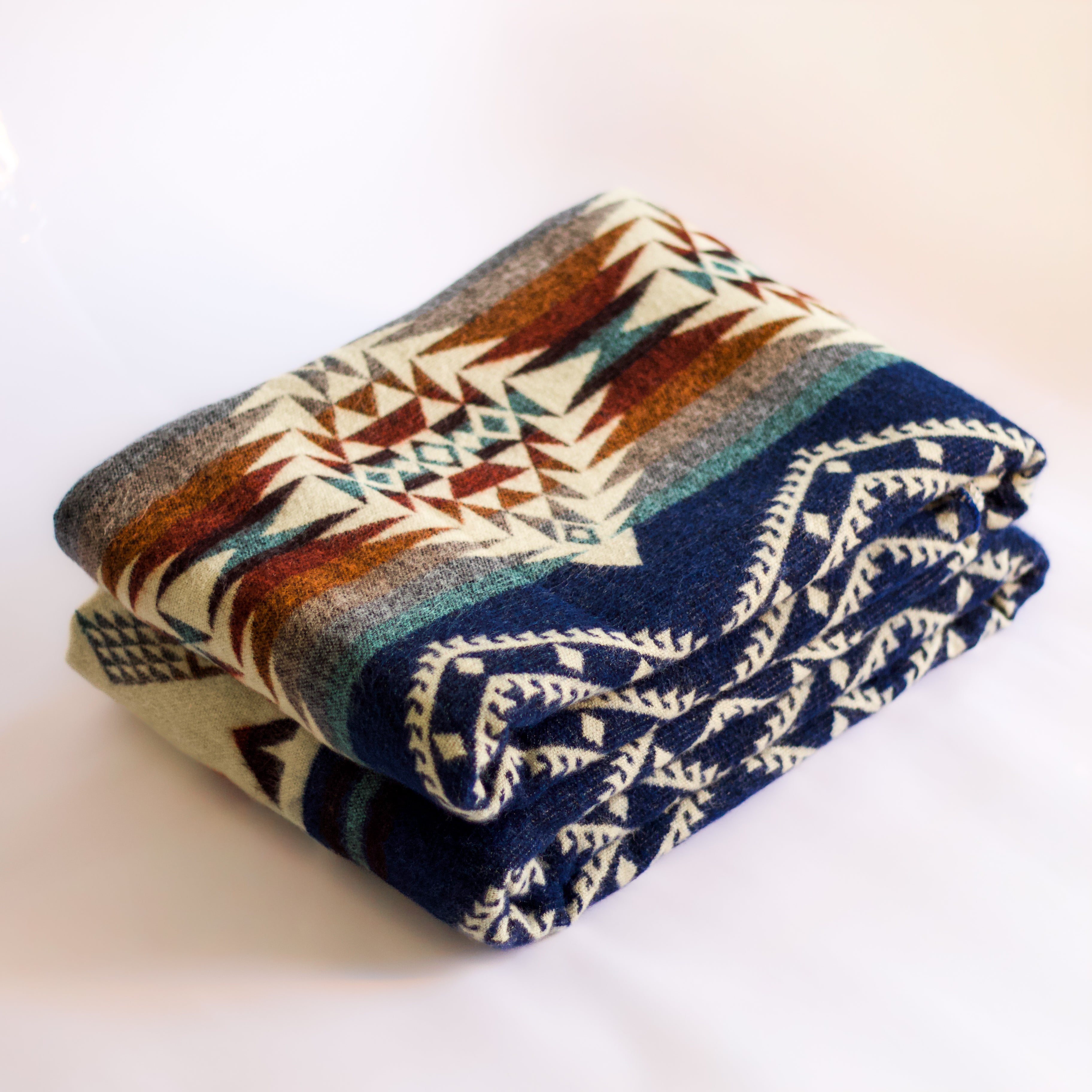Willay Still — XL Reversible Alpaca Wool Blanket
