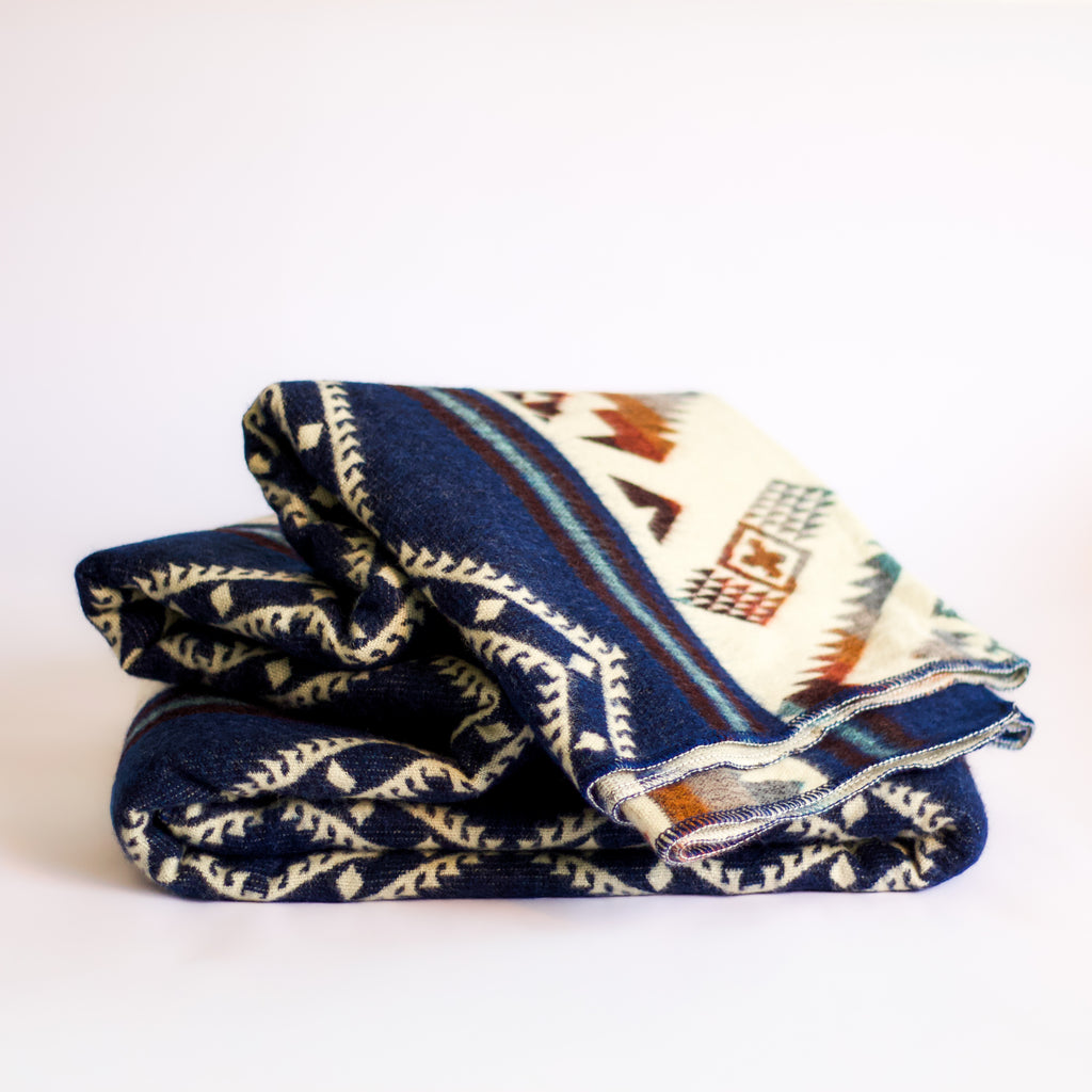 Willay Still — XL Reversible Alpaca Wool Blanket