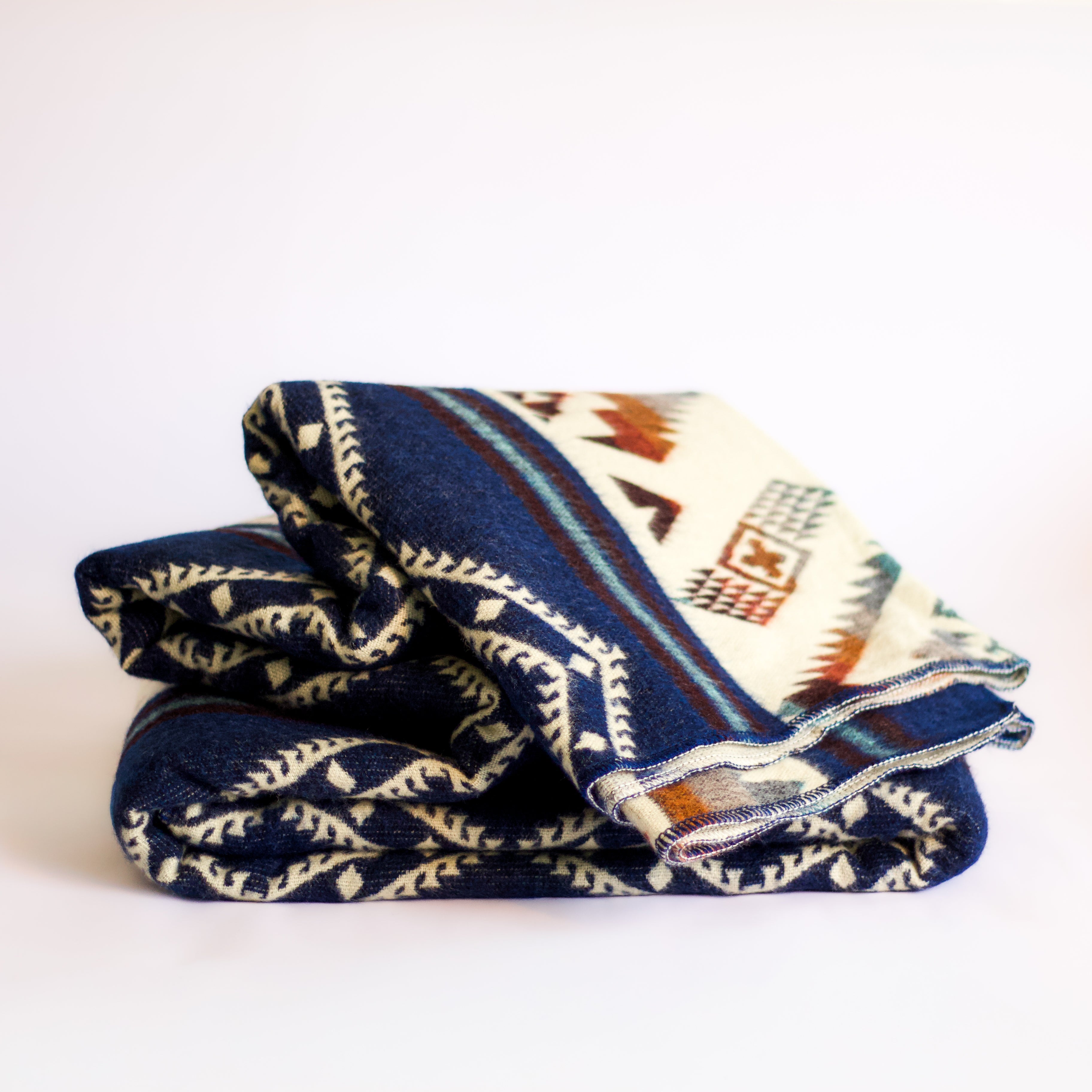 Willay Still — XL Reversible Alpaca Wool Blanket