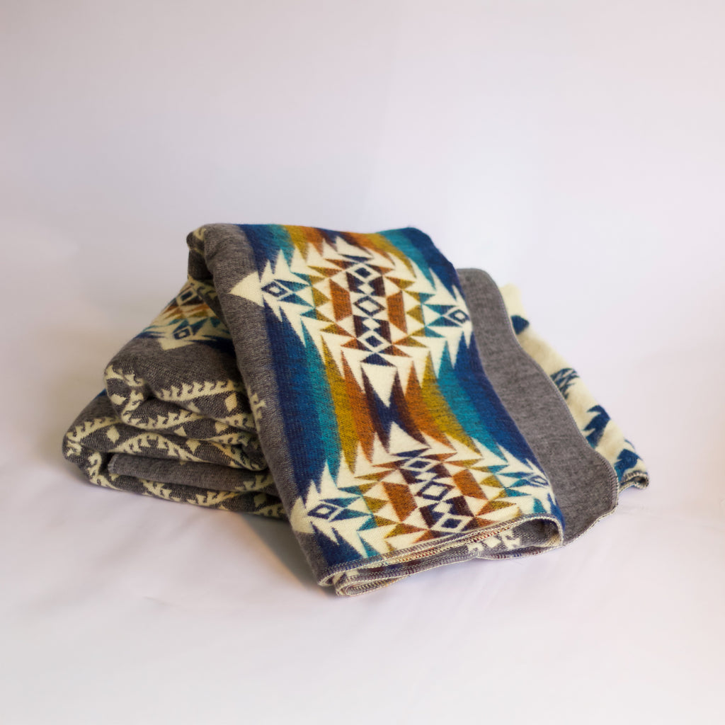 Willay Tide — XL Reversible Alpaca Wool Blanket