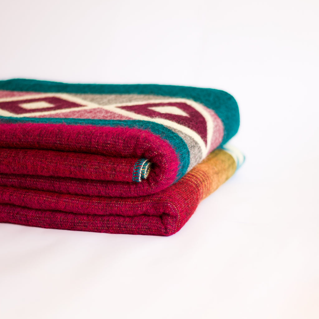 Chaska Noon — XL Reversible Alpaca Wool Blanket