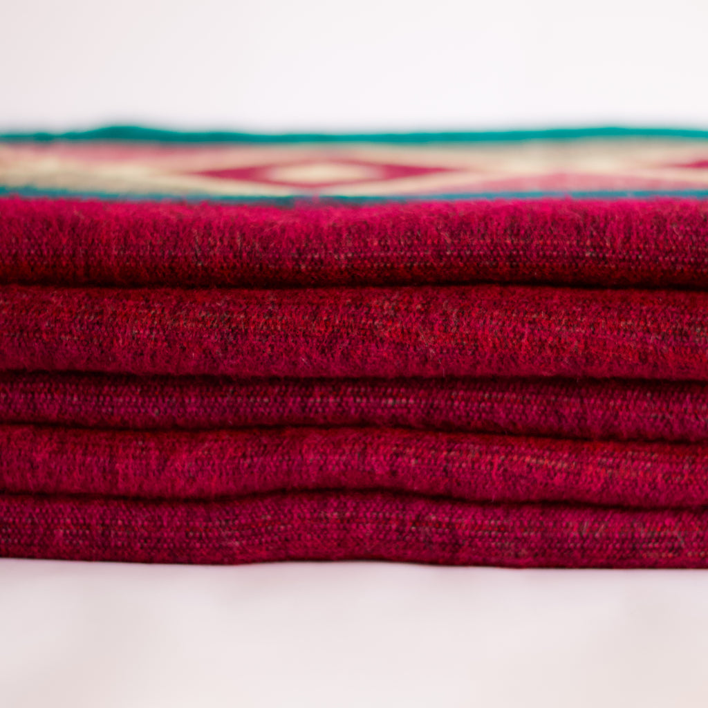 Chaska Noon — XL Reversible Alpaca Wool Blanket