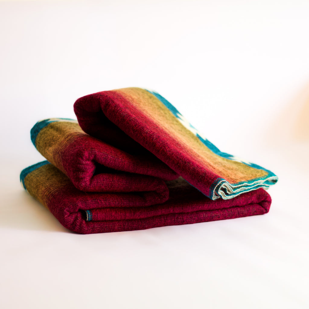 Chaska Noon — XL Reversible Alpaca Wool Blanket