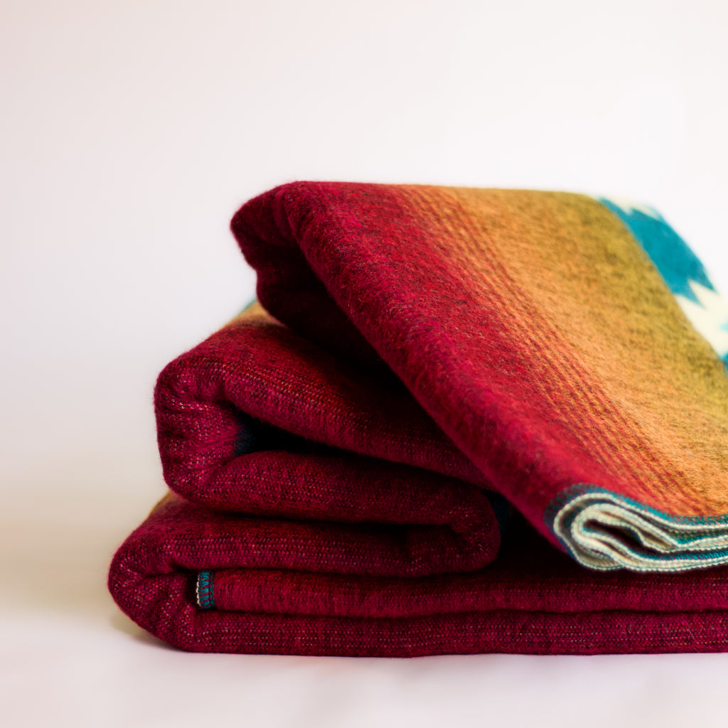 Chaska Noon — XL Reversible Alpaca Wool Blanket