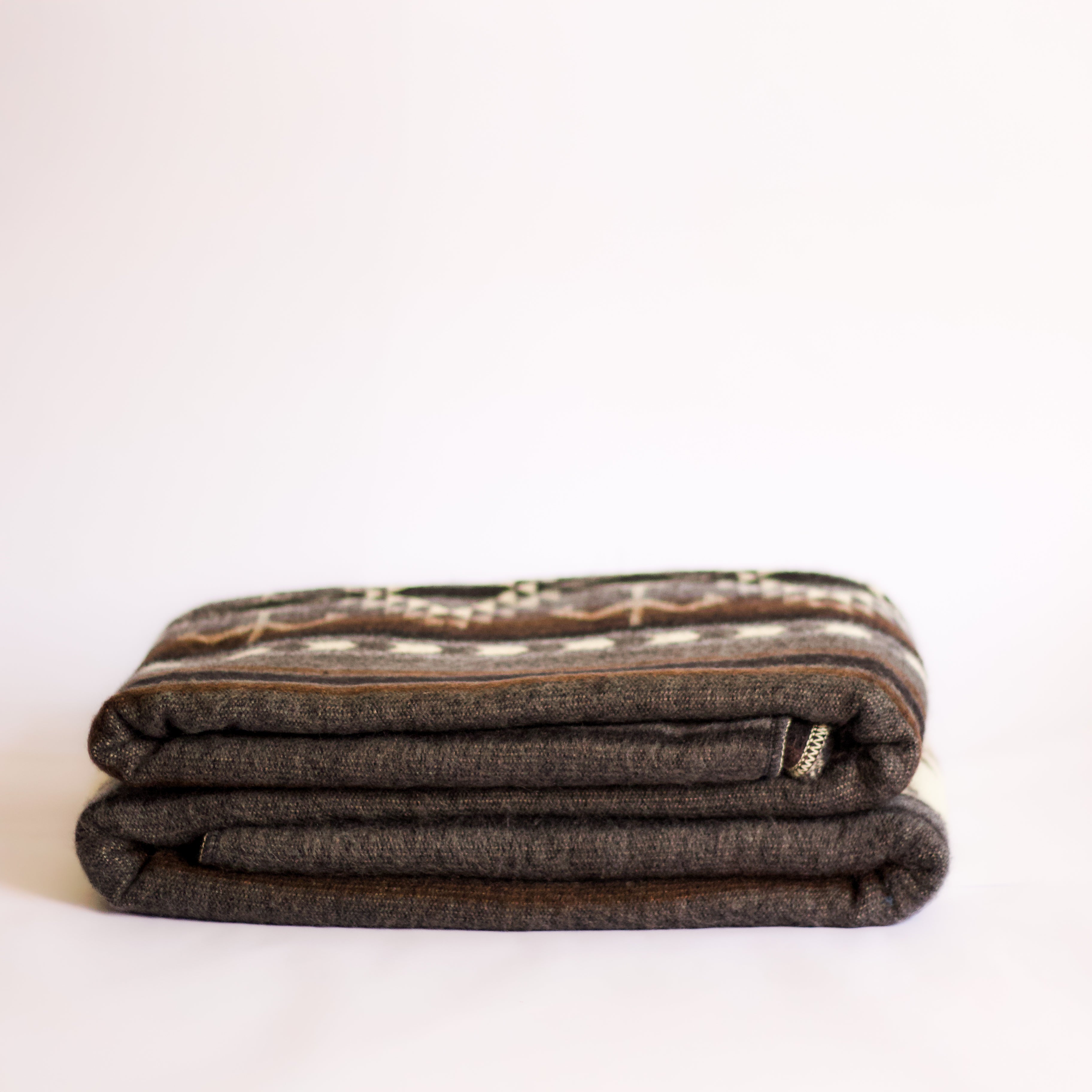 Taki Ash — XL Reversible Alpaca Wool Blanket