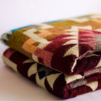 Chakana Fire — XL Reversible Alpaca Wool Blanket