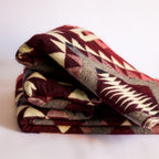 Chakana Fire — XL Reversible Alpaca Wool Blanket