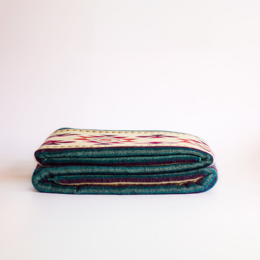 Taki Spectrum — XL Reversible Alpaca Wool Blanket
