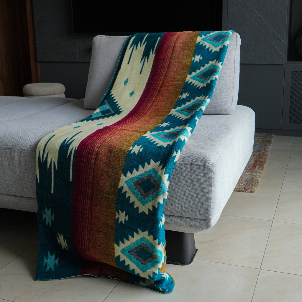 Chaska Noon — XL Reversible Alpaca Wool Blanket