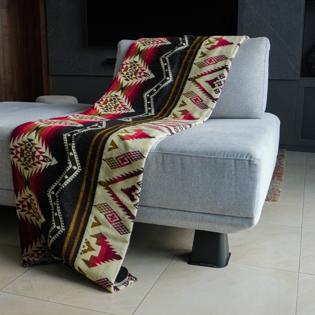 Willay Amber — XL Reversible Alpaca Wool Blanket