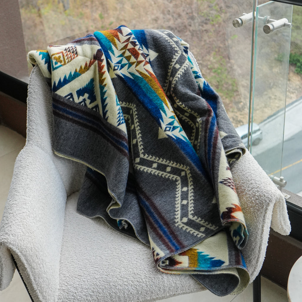 Willay Tide — XL Reversible Alpaca Wool Blanket