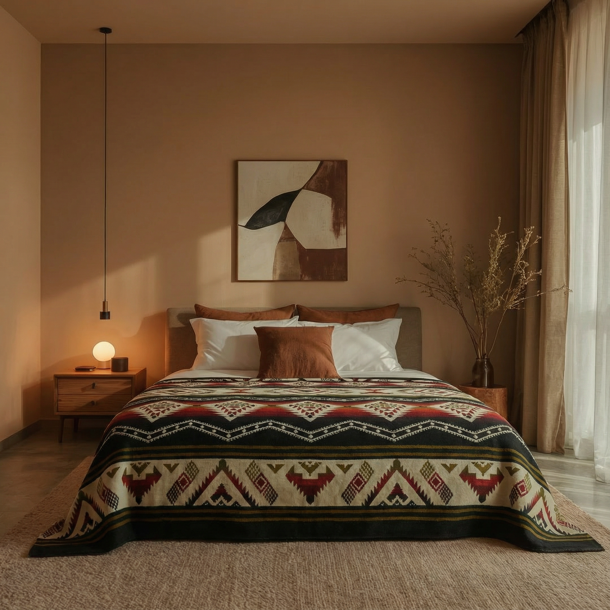 Willay Amber — XL Reversible Alpaca Wool Blanket