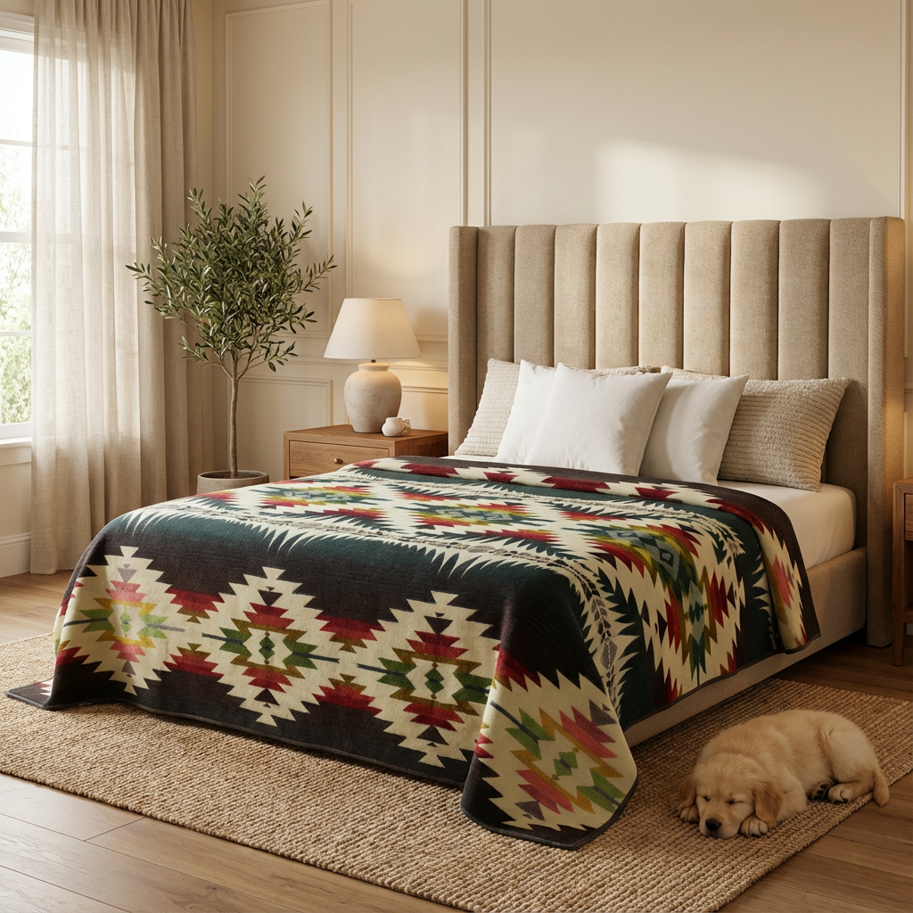 Chisi Andean — XL Reversible Alpaca Wool Blanket