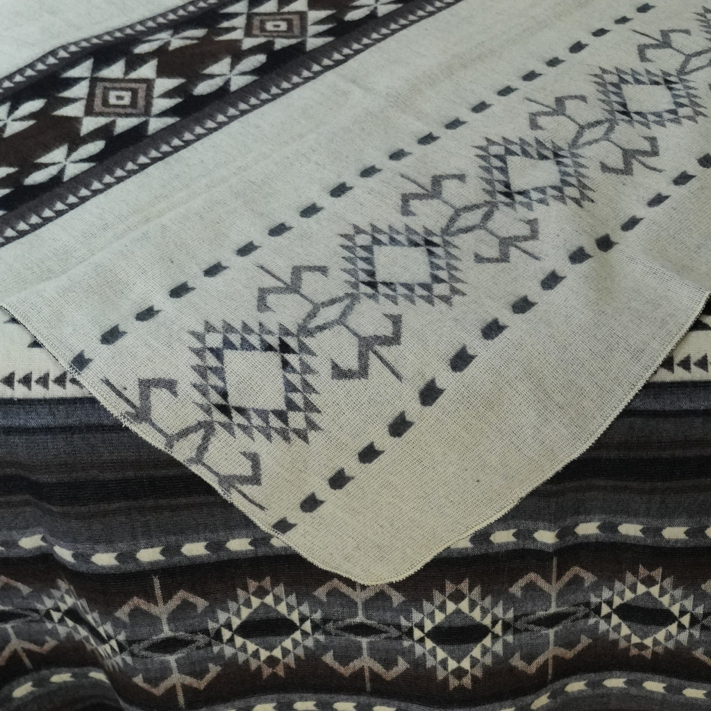 Taki Ash — XL Reversible Alpaca Wool Blanket