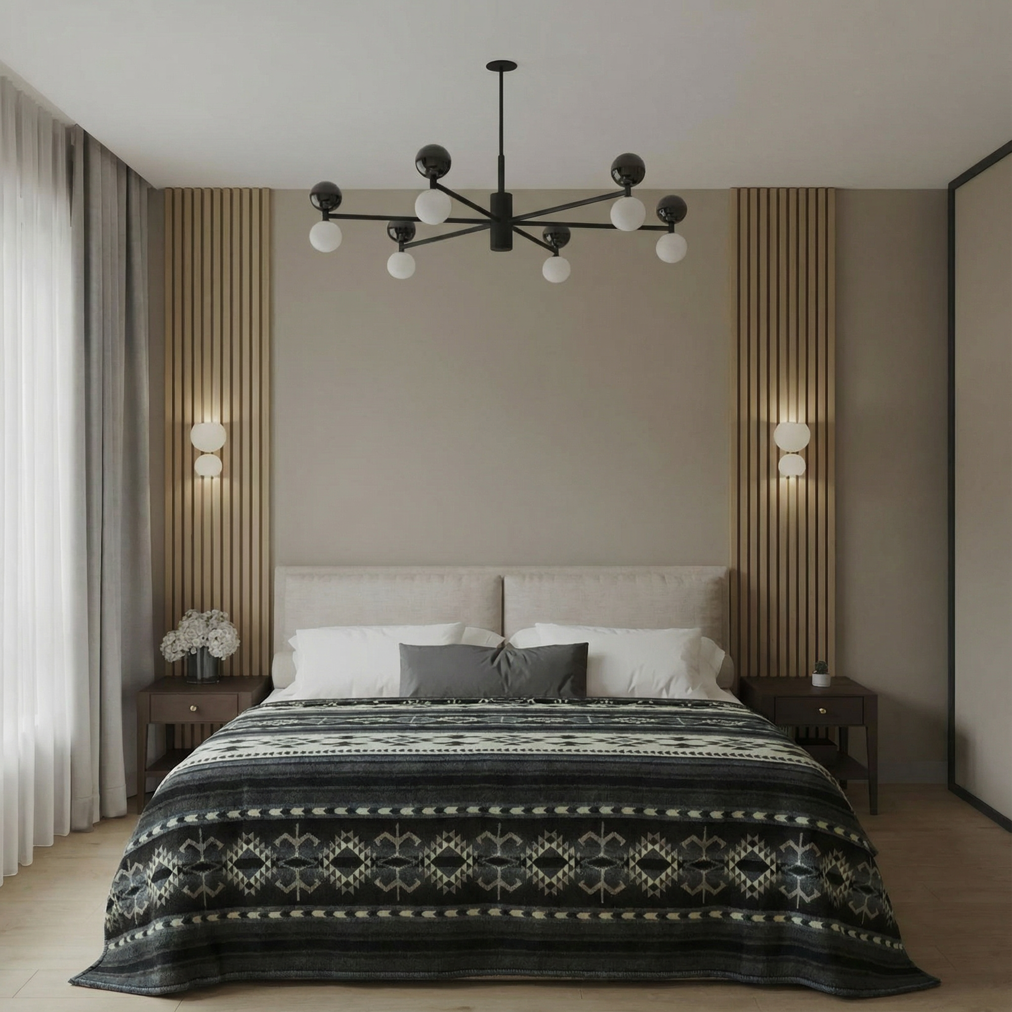 Taki Ash — XL Reversible Alpaca Wool Blanket